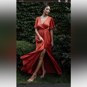 Sicily Satin Maxi - Baltic Born